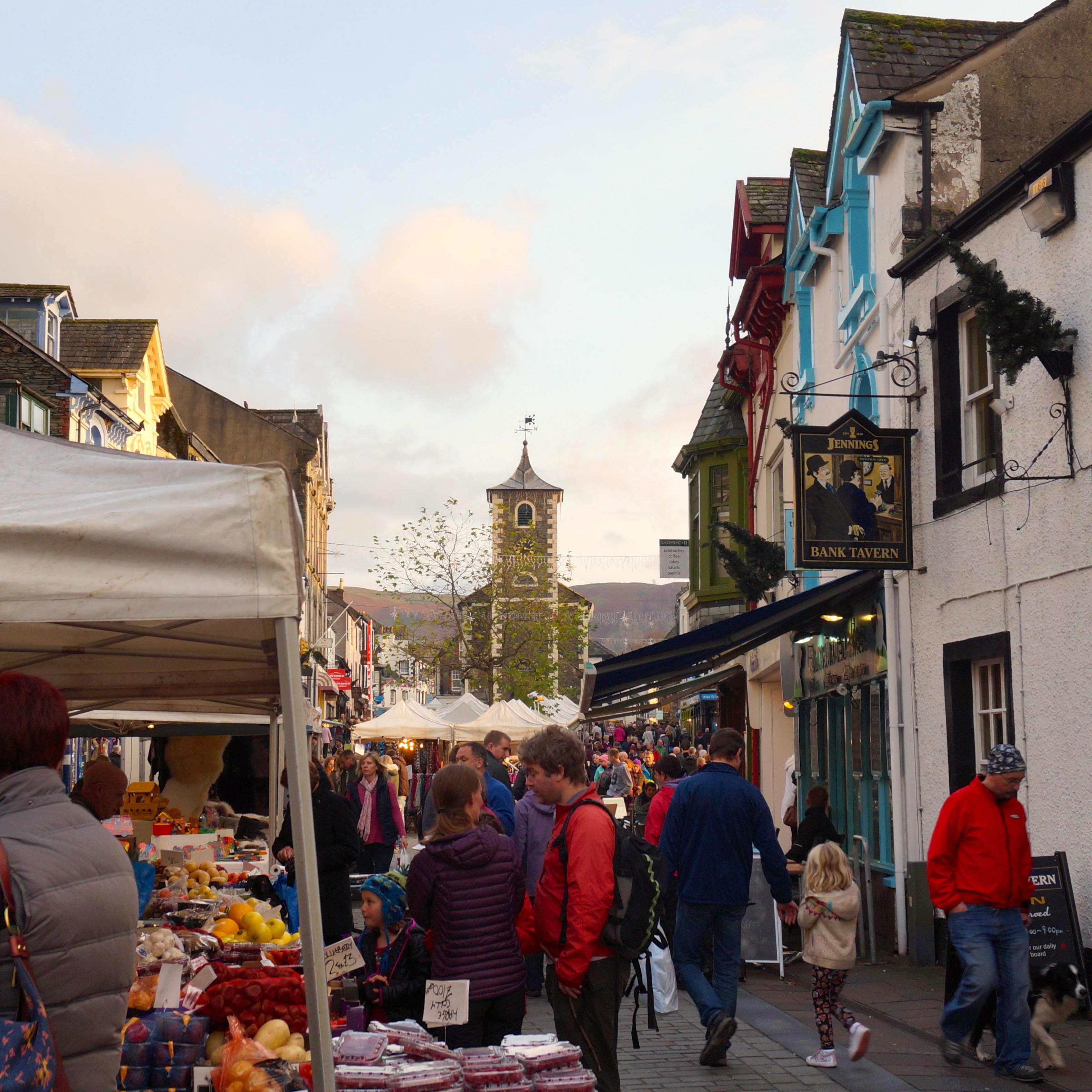 The market town of Keswick, the Lake District